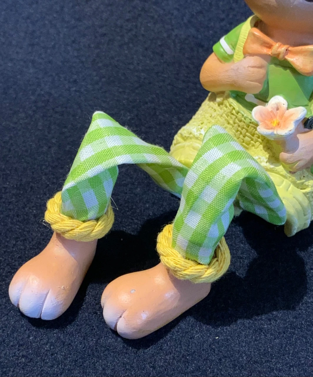 Conejo decorativo, orejas de peluche, Pascua – photo 4